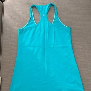 Lululemon Turquoise Racerback Tank Top